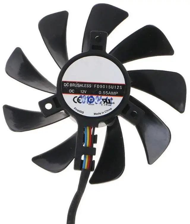 Main image of 1PC 85MM FD9015U12S VGA Fan Graphics Card Cooling Fan for HD7770 7750 HD7970 RX 580 gtx560 gtx 950