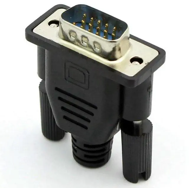 Alt view image 2 of 3 - 2 Pcs VGA Virtual Display Adapter: 1 Pcs DDC EDID Dummy Plug Headless Ghost Display Emulator Lock Plate & 1 P