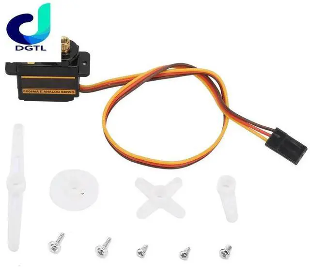 Alt view image 3 of 3 - Servo Analog Gear Metal Gear Servo Set for EMAX ES08MA II 12g/1.8 kg/10 Seconds High Speed Servo Analog Gear