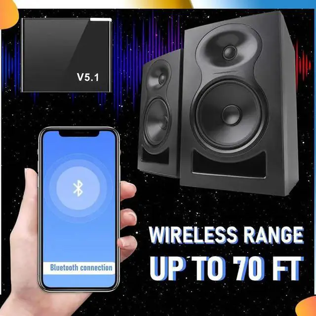 Main image of I-WAVE 30 Pin Bluetooth 5.1 Audio Receiver Music Mini Wireless Adapter For Ipod 30Pin Jack Analog Speaker