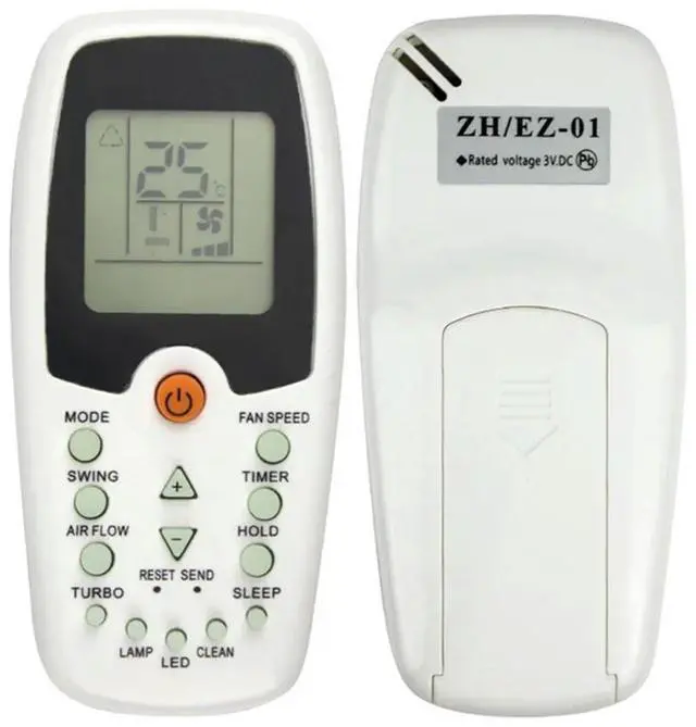 Alt view image 3 of 3 - Remote Control AC Controller Replacement For ZH EZ-01 Universal For Air Conditioners