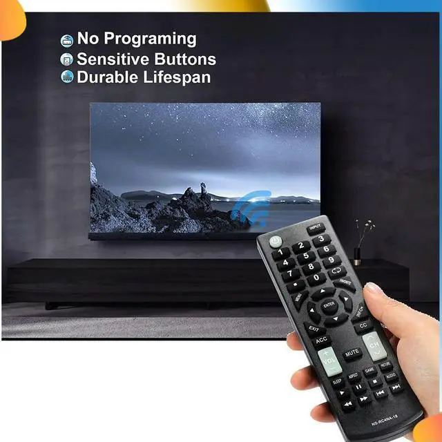 Main image of Universal Remote Control Replacement Fit For All Insignia LED-LCD HDTV TVS NS-RC4NA-18 NS-32D311NA17
