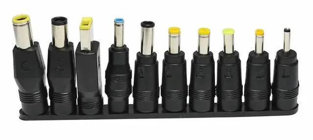 Main image of Laptop Charger Connectors, AC DC Conversion Head Jack, Universal Laptop DC Power Supply Adapter