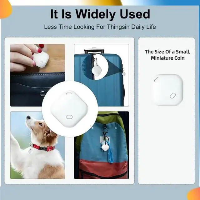 Alt view image 4 of 4 - Mini Pets Tracker With Find My For Locator Cat Anti Lost GPS Track Finder Dog Bluetooth Tag Child Bag Wallet Key