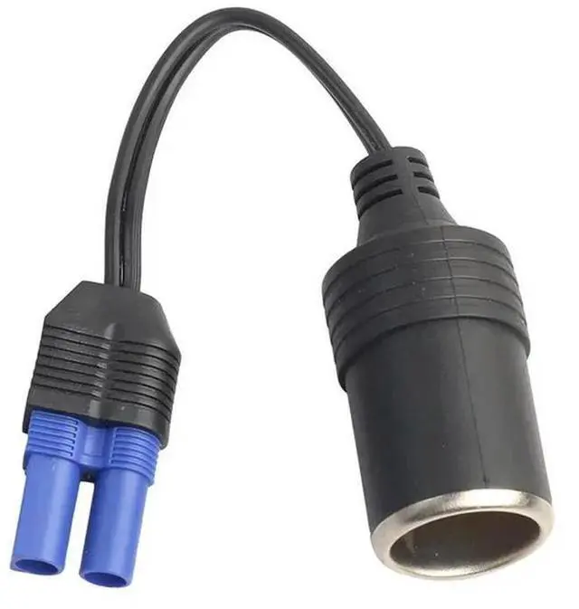 Alt view image 2 of 3 - Car Charger, Car Appliance Adapter, EC5 Power Supply, DC Cigarette Lighter Socket Adapter, Car Emergency Power Supply