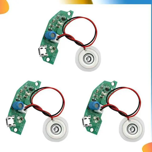 Alt view image 4 of 4 - 3X 16MM 20MM 1.5-3W Ultrasonic Mist Maker Transducer Film Plate Accessories Humidifier Rubber Gasket