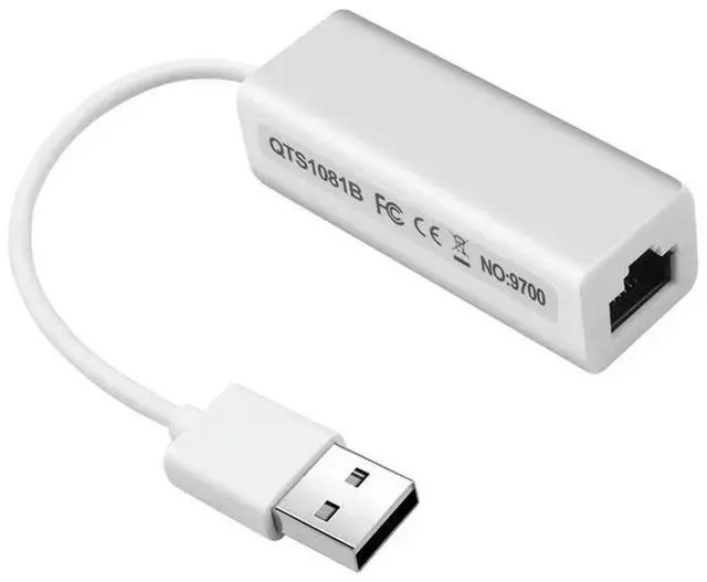 Alt view image 2 of 3 - 2024 USB 2.0 To RJ45 Lan Adapter Network Card RD9700 High Speed for Tablet PC Laptop for XP Win 7 8