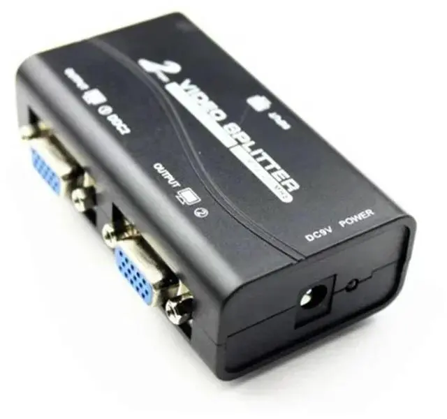 Main image of 2 Ways 2 Ports Switcher Splitter VGA Video Switch Adapter Converter Box for PC Monitor Accessories