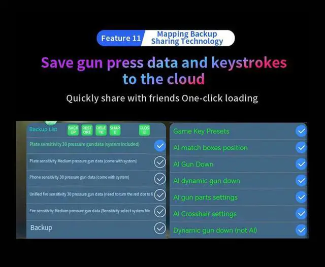 Main image of MK12 Plug and Paly Gamepad PUBG Mobile Controller Gaming Keyboard Mouse Converter Bluetooth 5.0 for Mobile Game Rich