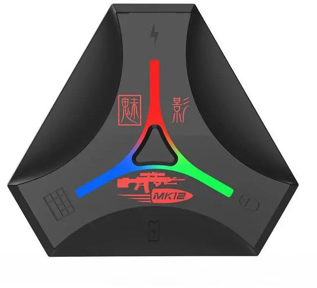 Alt view image 3 of 3 - MK12 Plug and Paly Gamepad PUBG Mobile Controller Gaming Keyboard Mouse Converter Bluetooth 5.0 for Mobile Game Rich