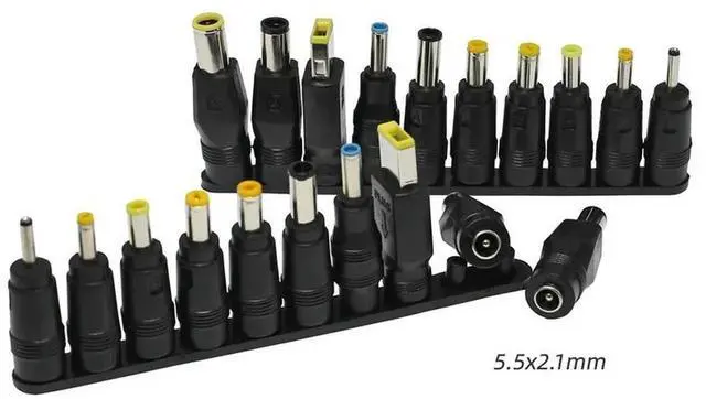 Alt view image 2 of 3 - Laptop Charger Connectors, AC DC Conversion Head Jack, Universal Laptop DC Power Supply Adapter