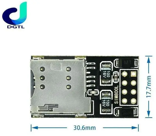 Alt view image 3 of 3 - SIM800L GPRS GSM Module MicroSIM Card Core BOard Quad-band TTL Serial Port for ESP8266 ESP32