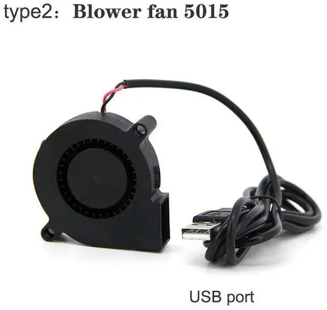 Main image of DC 5015 5V 5 volt USB 5cm Blower fan CPU Cooler Cooling 50MM Small Exhaust Fan for 3D Printer 50x50x10mm sleeve bearing for PC