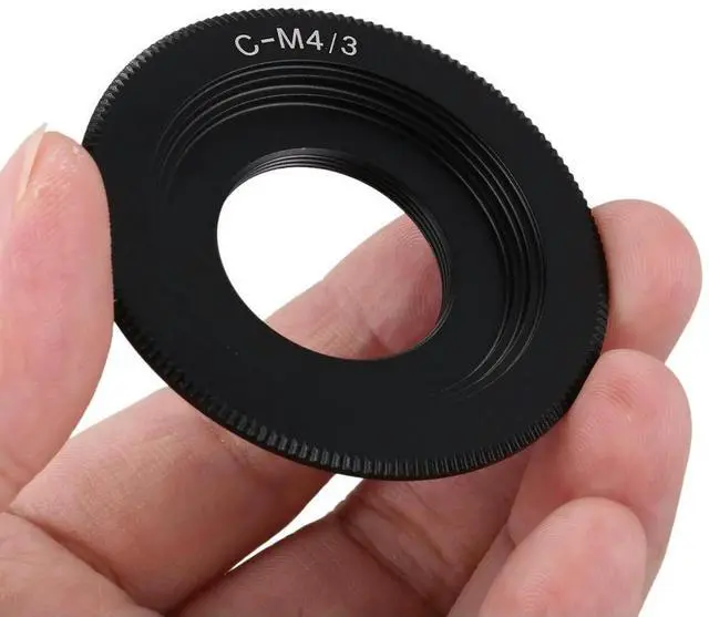 Alt view image 3 of 3 - 1Pcs Camera C Mount Lens Cctv Lens For Pentax Q Q7 Q10 Q-S1 & 1Pcs Black C Mount Lens For Micro-4/3 Adapter E-P1 E