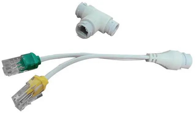 Main image of POE Splitter Adapter Ethernet one network cable two camera Splitter Combiner Connector converter POE switch