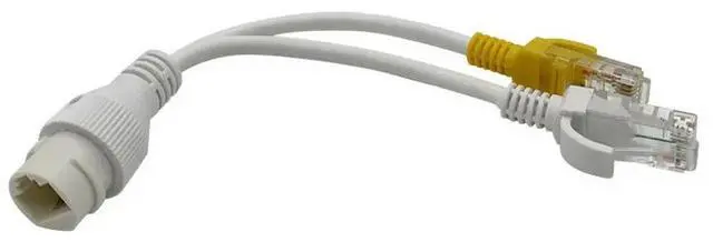 Alt view image 3 of 3 - POE Splitter Adapter Ethernet one network cable two camera Splitter Combiner Connector converter POE switch