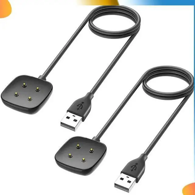 Alt view image 3 of 4 - 2PCS Replacement USB Charging Cable Cord Stand Wireless Charger For Versa 3 &Sense Watch