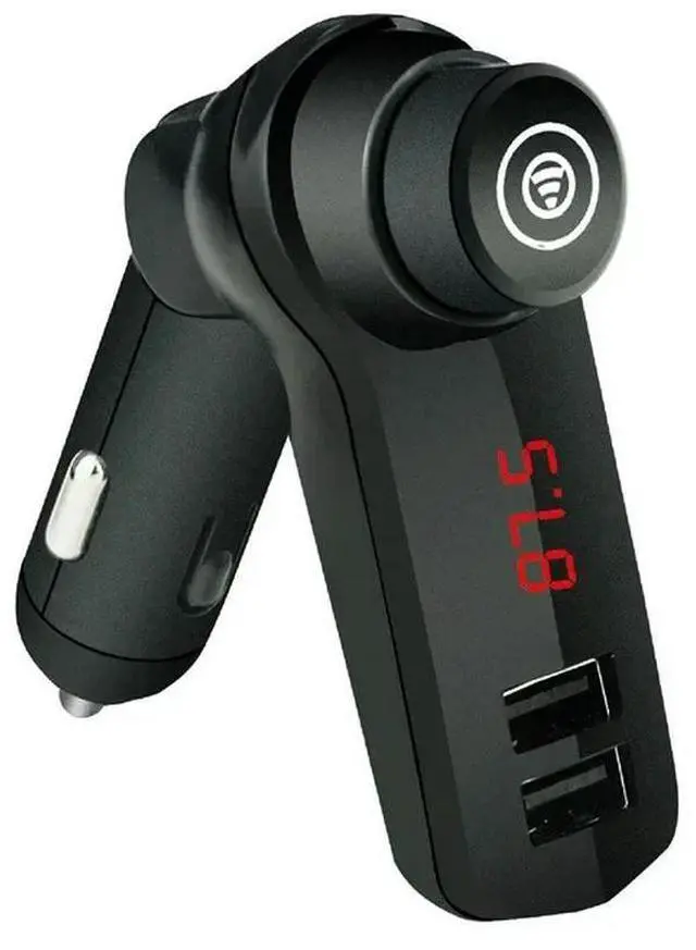 Main image of Car FM Transmitter, Car Mp3 Player, Bluetooth Receiver, Bluetooth Hands - free Call, Car Charger, USB2.0, Black