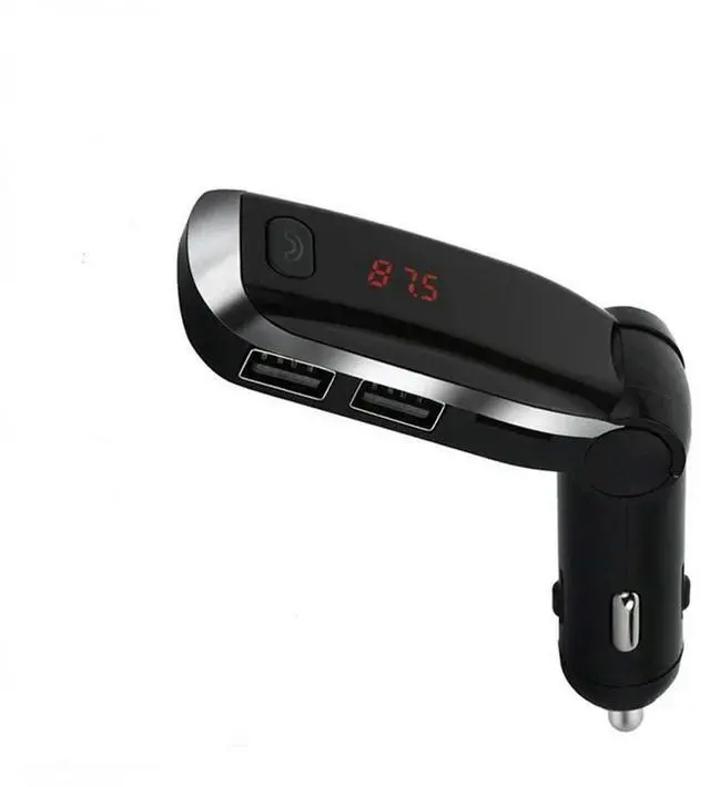 Main image of Car Fm Transmitter Carcar Fm Transmitter Car Kit Hands Free Mp3 Player Wireless Radio AUX Car Charger M7 Double USB SD