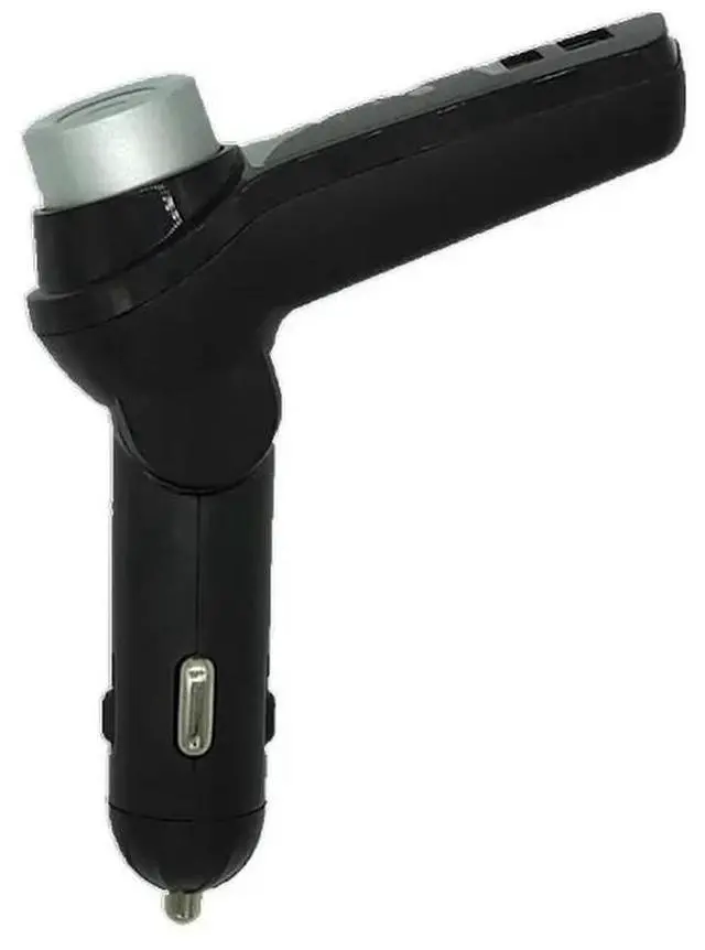 Alt view image 3 of 3 - Car FM Transmitter, Car Mp3 Player, Bluetooth Receiver, Bluetooth Hands - free Call, Car Charger, USB2.0, Black