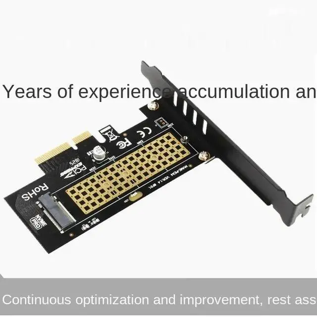 Alt view image 3 of 3 - Cooling M.2 Heatsink for NVMe SSD, Support PCI Express 3.0 X4, NGFF to PCIE X4 Interface Card, 2230 - 2280 Size, FULL SPEED
