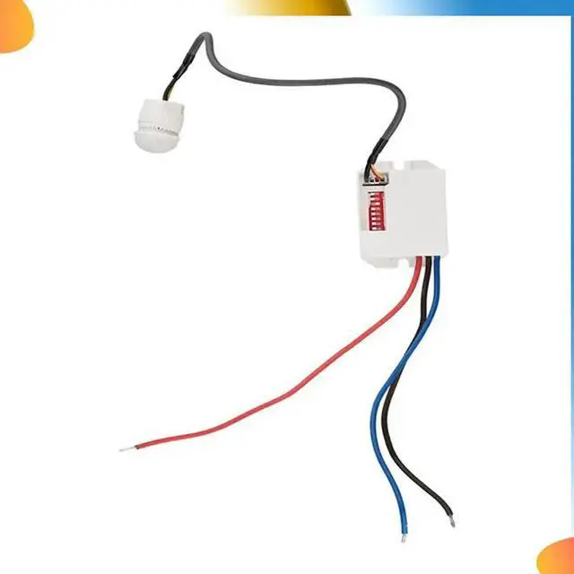 Alt view image 3 of 4 - Practical Useful Wall PIR Sensor Detector Light Switch 50/60Hz 6M Motion Occupancy Rest Dips 220-240V/AC 360°