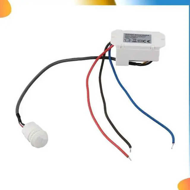 Main image of Practical Useful Wall PIR Sensor Detector Light Switch 50/60Hz 6M Motion Occupancy Rest Dips 220-240V/AC 360°
