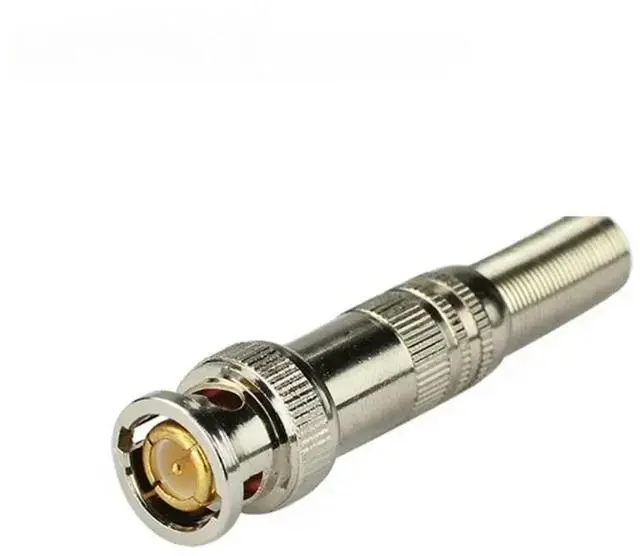 Alt view image 2 of 3 - Coax CAT5 Video Balun Adapter Plug for security cctv camera system 10pcs BNC male solderless BNC connector