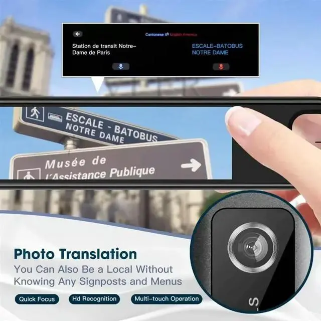 Alt view image 2 of 4 - X10B Point Reading Translation Pen Scanning Translation Pen Online AI Translator 142Languages