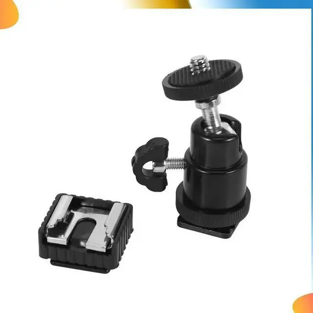 Alt view image 4 of 4 - 2X Lcd Monitor Adapter With Hot Shoe Cold Shoe Base With 1/4 Inch Female Hole