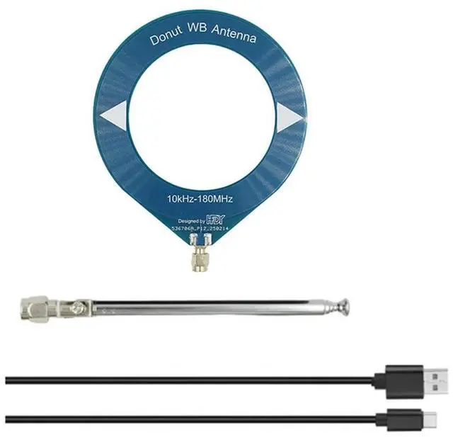 Alt view image 3 of 4 - Mini SI4732 SMA Interface Mini Loop Antenna Pocket Size Radio Receiver Mini Radio LSB USB AM FM Radio Withantenna