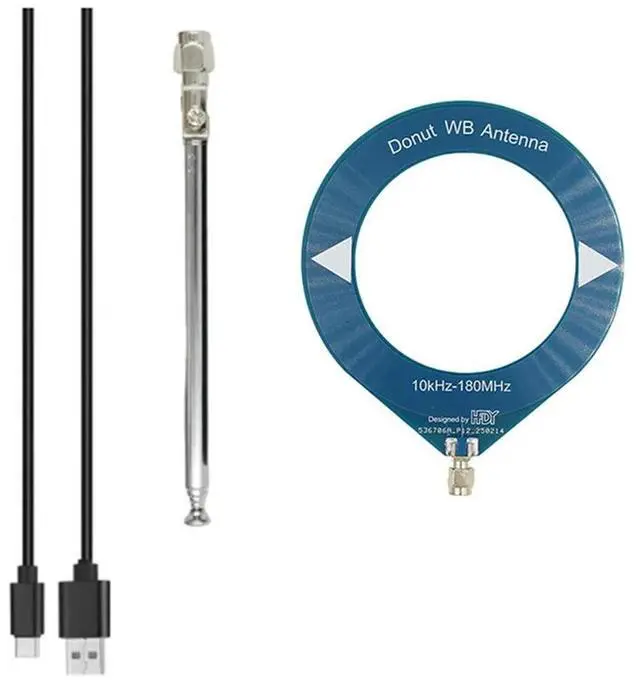 Alt view image 4 of 4 - Mini SI4732 SMA Interface Mini Loop Antenna Pocket Size Radio Receiver Mini Radio LSB USB AM FM Radio Withantenna