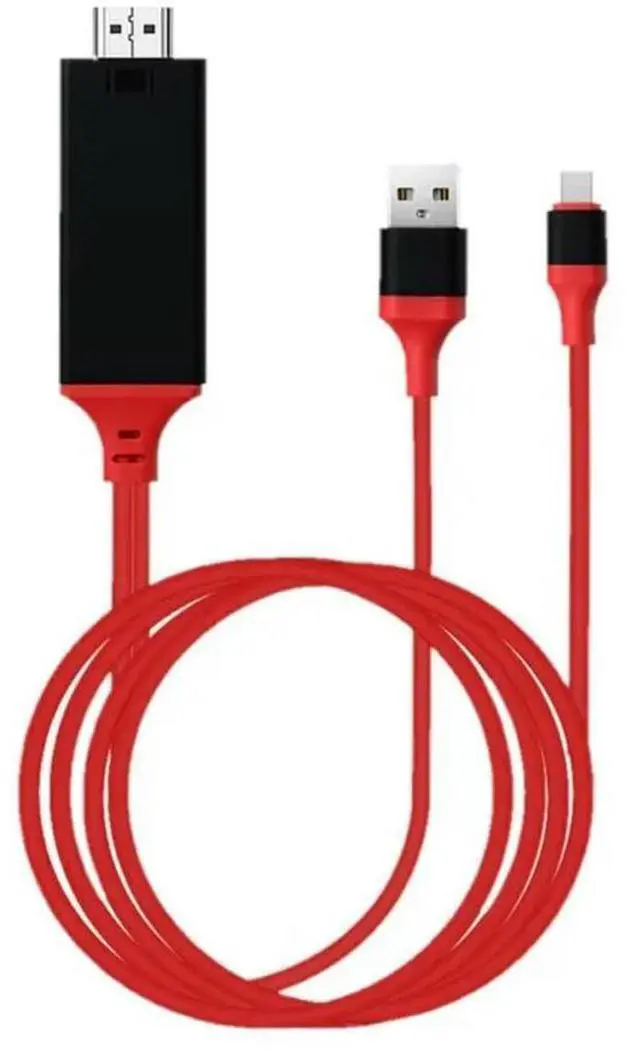 Main image of Type c to HDMI cable for TV projector mobile phone and tablet screen sharing