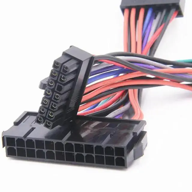 Alt view image 3 of 3 - ATX 24pin To 14pin Adapter Power Cable Cord 18AWG Power Supply Cable for Motherboard Q77 B75 A75 Q75