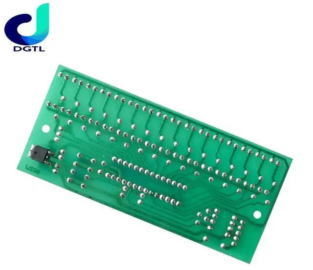 Alt view image 3 of 3 - MCU Adjustable Display Pattern LED VU Meter Level Indicator Amplifier Audio 16 LED Dual Channel Green lamp light DC 8V to 12V