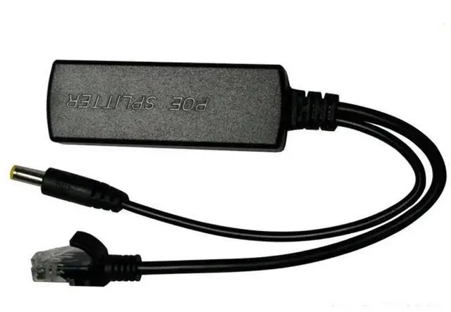 Main image of 24V to 12V PoE Splitter, 15W POE Adapter cable, Anti - interference Power supply module, DC5.5*2.1mm Connector for IP Camera