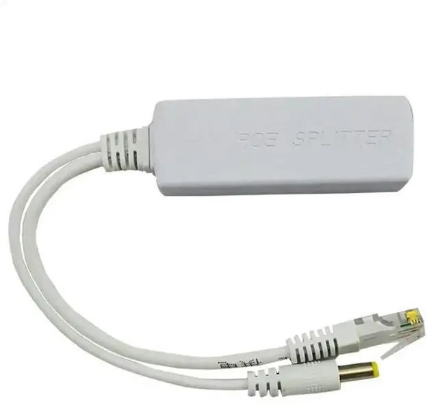 Alt view image 3 of 3 - 24V to 12V PoE Splitter, 15W POE Adapter cable, Anti - interference Power supply module, DC5.5*2.1mm Connector for IP Camera
