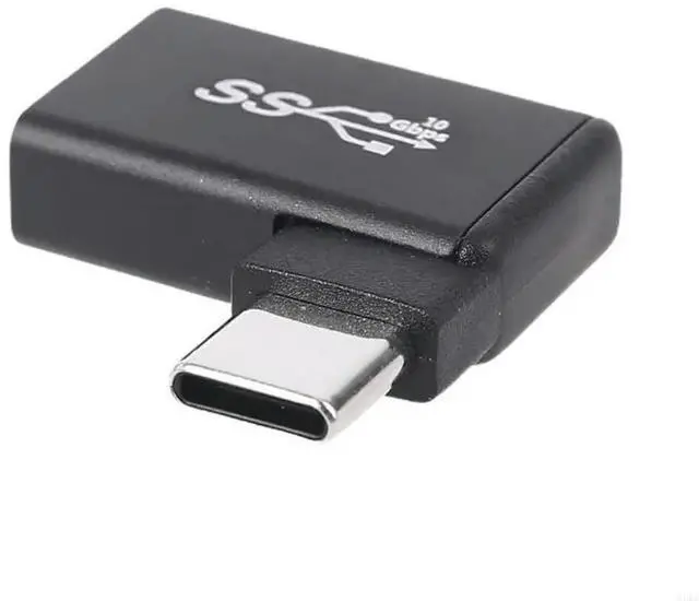 Main image of Aluminum Adapter USB A Female to 90 Degree 3.1 Type C Male Converter Fit for phone Tablet Flash Drives Keyboard