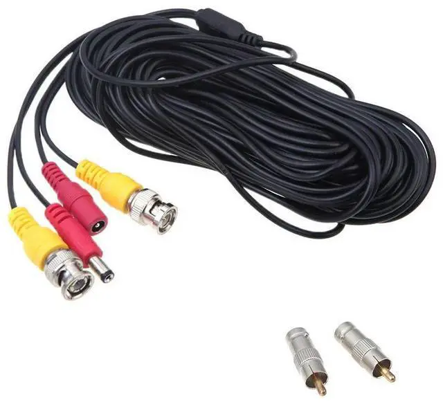Main image of 65ft 20M CCTV Cable BNC Video Cable Power 20M For Surveillance Camera DVR System Kit CCTV Accessories