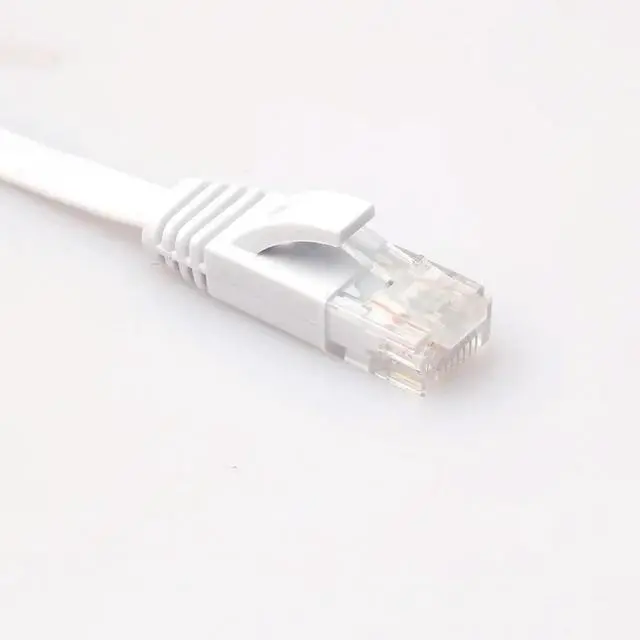 Alt view image 3 of 3 - 15m CAT6 Flat Ethernet Cable RJ45 Lan Cable Networking Ethernet Patch Cord CAT 6 Network Cable for Computer Router Laptop