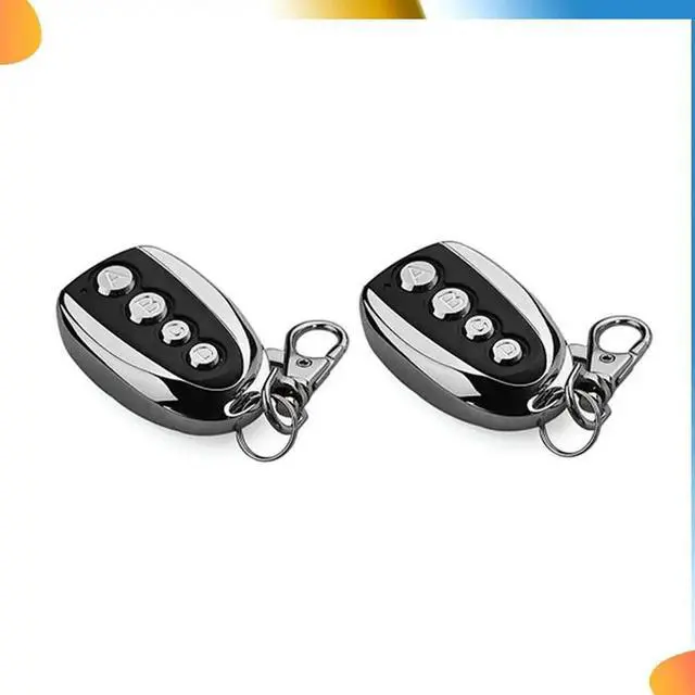 Alt view image 2 of 4 - 2Pcs 433.92Mhz Universal Remote Control For Garage Doors And Gates 4-Button Keychain Duplicator Garage Door Opener