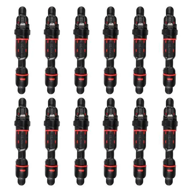 Alt view image 3 of 3 - 12Pcs Reel Seat Deck Fishing Rod Clip Fitted Wheel Reel Rubber Cushion Tools Accessory Holder Fishing Tackle Rich