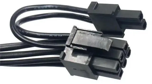 Alt view image 2 of 3 - Graphics Card 8pin 1 To 2 Power Cord,PCI Express GPU 8pin To Dual 8(6+2)Pin Power Cable for RM650X RM750X RM850X RM1000X