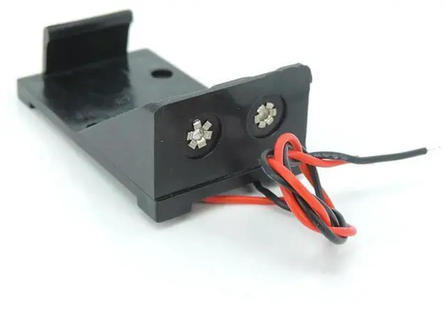 Alt view image 2 of 3 - 10pcs/lot 9V Clip Holder 9V Case Box With Wire Leads DIY e1