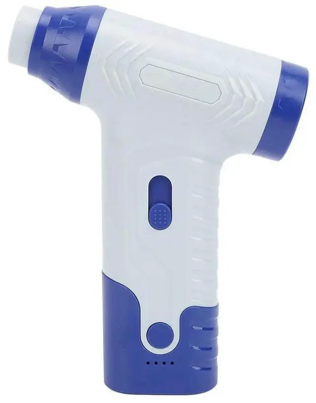 Alt view image 3 of 4 - Portable Stepless Speed Duster Mini Handheld Fan Rechargeable Turbo Fan For Deep Cleaning And Dust Removal White