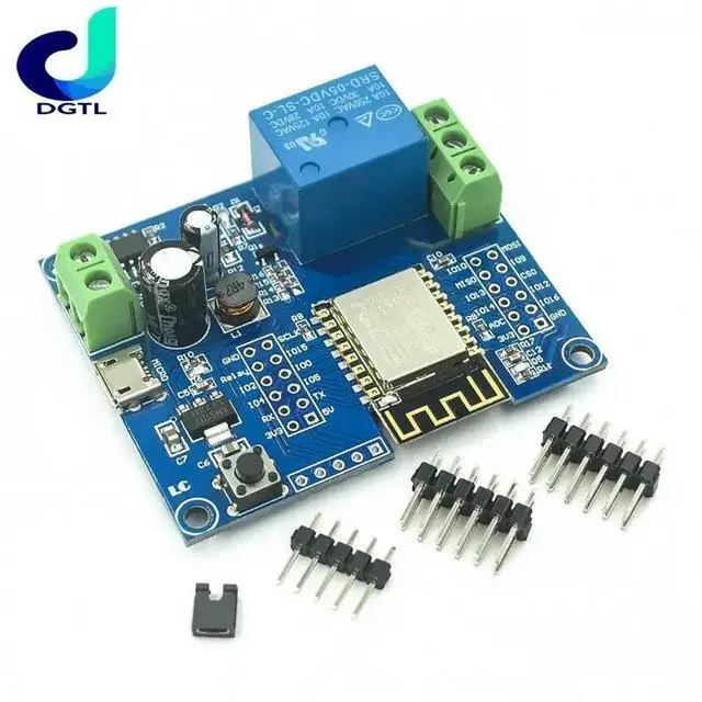 Main image of DC5-80V Power Supply ESP8266 WiFi Single-Channel Relay Module ESP-12F Development Board