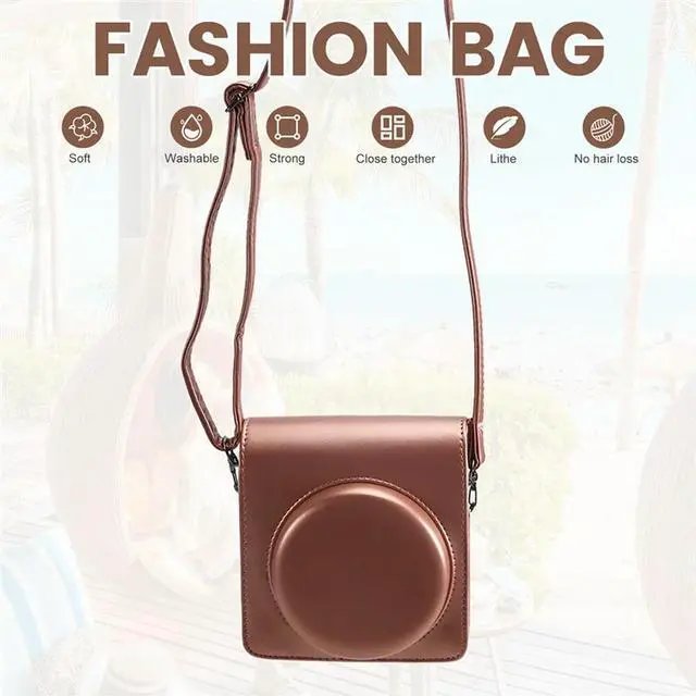 Alt view image 2 of 3 - Camera Case With Adjustable Shoulder Strap Protective Camera Bag For Polaroid SQ6 Camera Bag For Instax SQ6