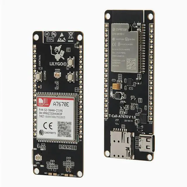 Alt view image 3 of 3 - T-Call A7670 4G 2G ESP32 Development Board A7670E LTE GSM Cellular Network ESP32-WROVER-E Bluetooth Wireless Module