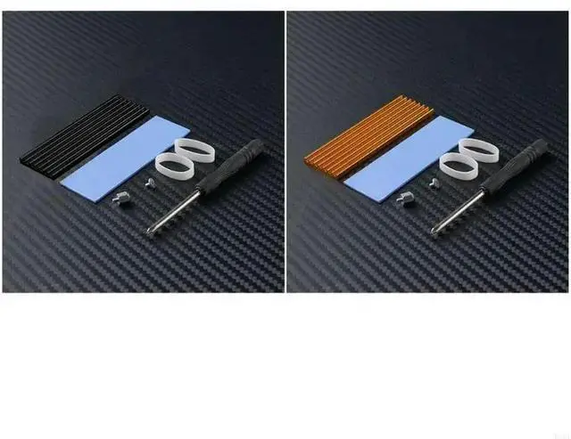 Alt view image 2 of 4 - Easy Installation Hard Disk Heat Sink for M.2 SSD NVMe Heat Sink Radiator for Computer PC
