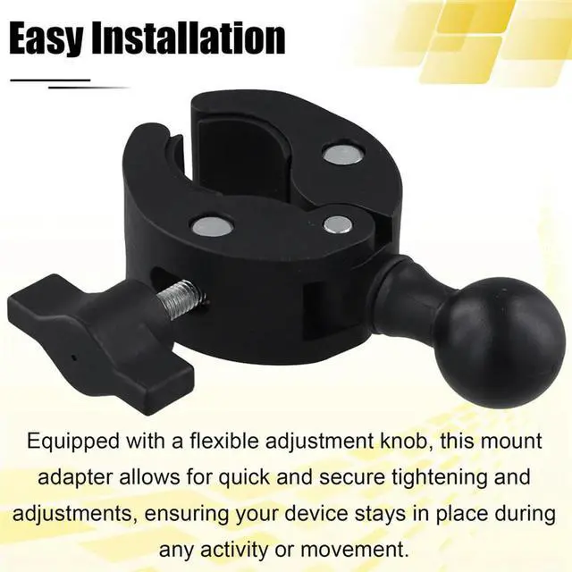 Alt view image 3 of 4 - Bicycle Universal Crab Clamp Forgopro Sports Camera Forhandlebar Clamp Motorcycle Riding Bracker
